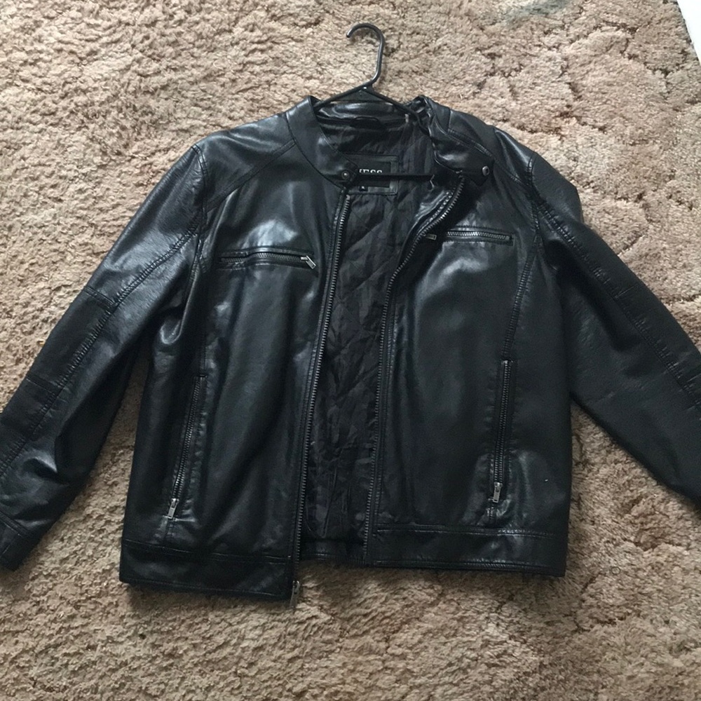 Guess Leather Jacket (XL)